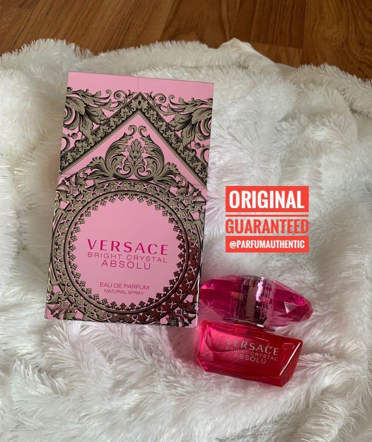 Versace Bright Crystal Absolu EDP 50ml BOX, Kesehatan \u0026 Kecantikan, Parfum,  Kuku \u0026 Lainnya di Carousell