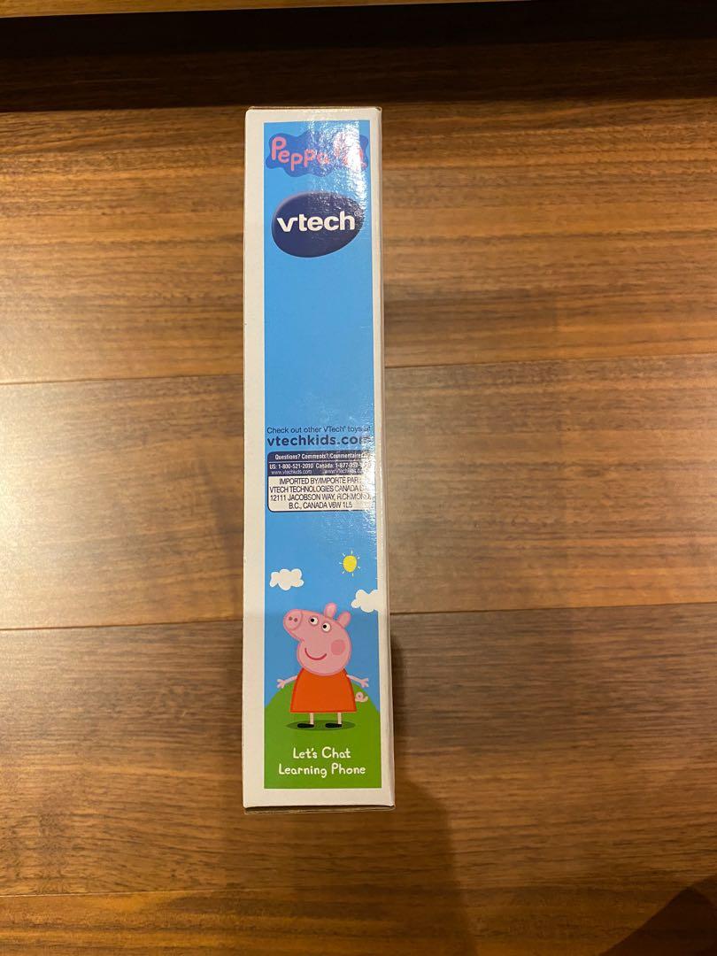 vtech peppa pig let's chat learning phone