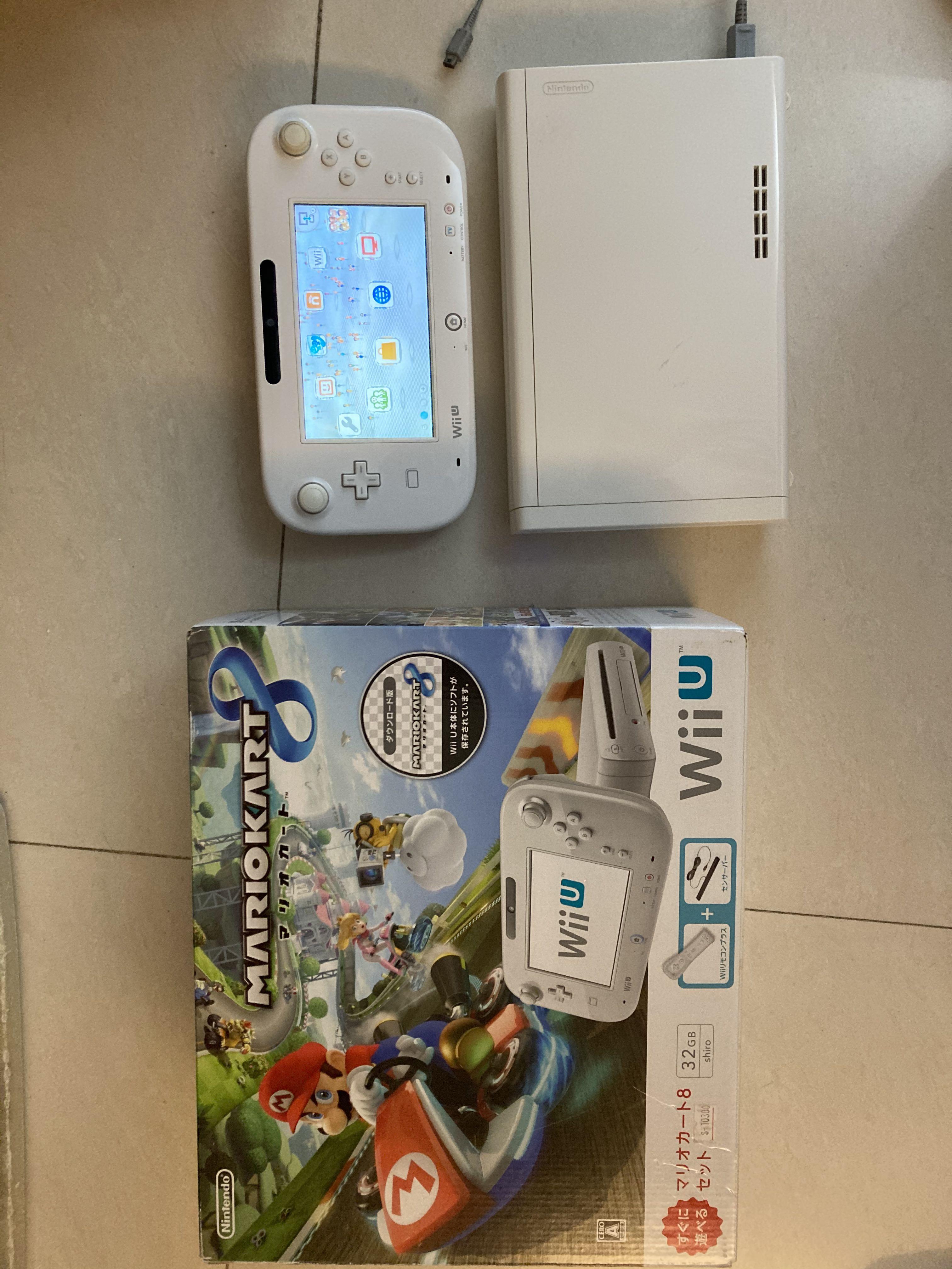 Wii U 32g白馬力歐賽車同捆組 二手價 電玩 電玩主機在旋轉拍賣 Wii U 32g白馬力歐賽車同捆組 二手價 電玩 電玩主機在旋轉拍賣