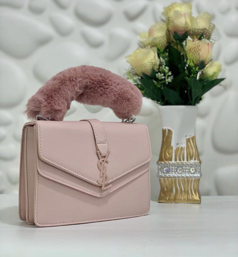 Fur hotsell handle bag