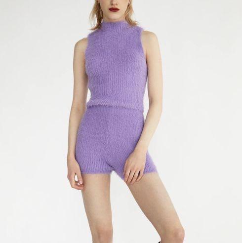 Zara faux fur top, Women's Fashion 