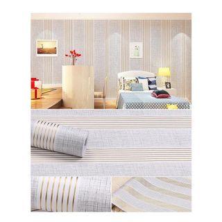 10M*45CM PVC Self adhesive Waterproof Wallpaper Fabric Safety Home Decor Wall-covering For Living Room Bedroom Background Wall Stickers  PRICE: 110.00  -size: 10 meters x 45 cm -sold in roll -no tools needed -self -adhesive -wall sticker -Material: