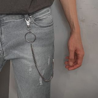 Chain Belt for Jeans Pants Punk Hip Hop Street Style Men s