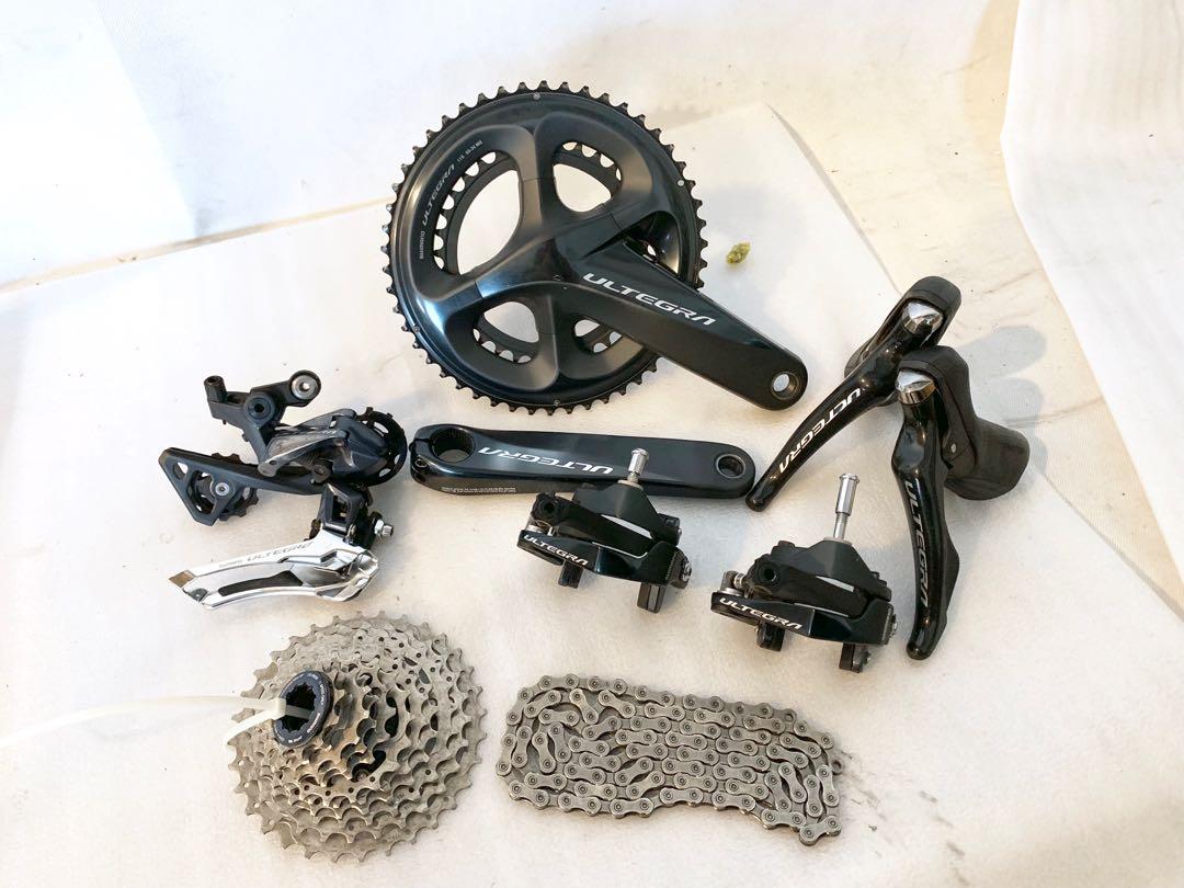 9新Shimano Ultegra R8000 套件ut大套禧瑪諾套件非6800 5800 r7000 roadbike speed  groupset, 運動產品, 單車及配件, 單車- Carousell