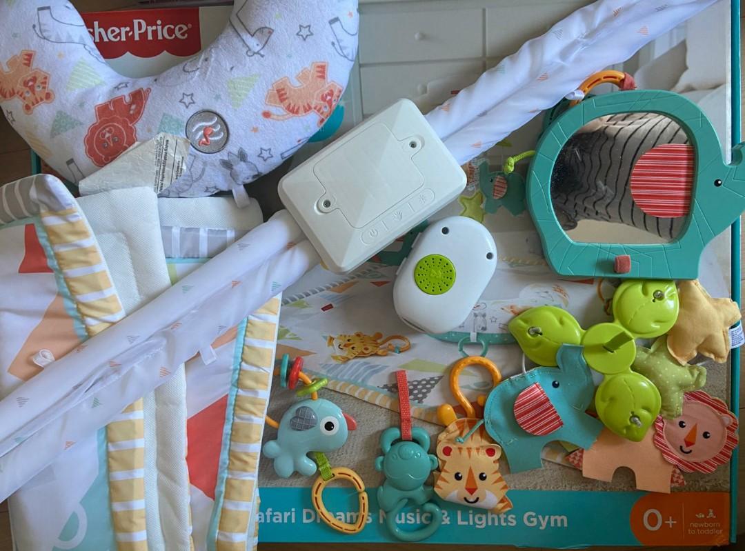 Fisher price safari dreams new arrivals music and lights gym