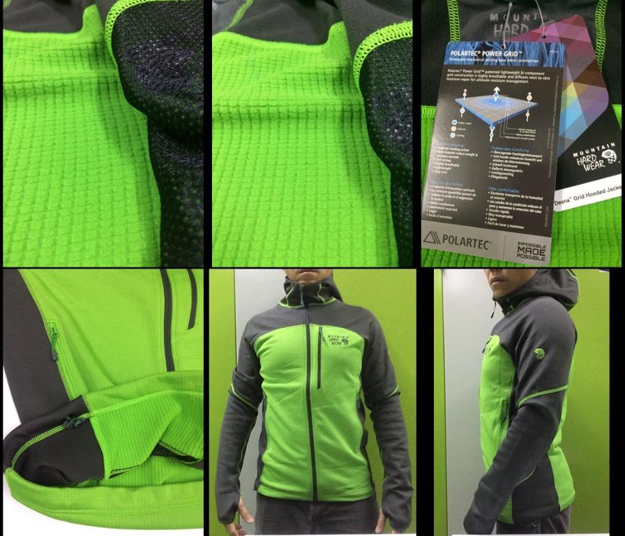 Mountain Hardwear Desna Grid Hooded Jacket Polartec Power