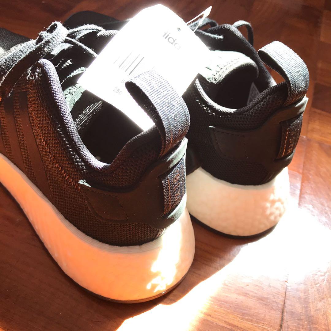 Adidas NMD R2 shoes trainers US7 39 black Carousell