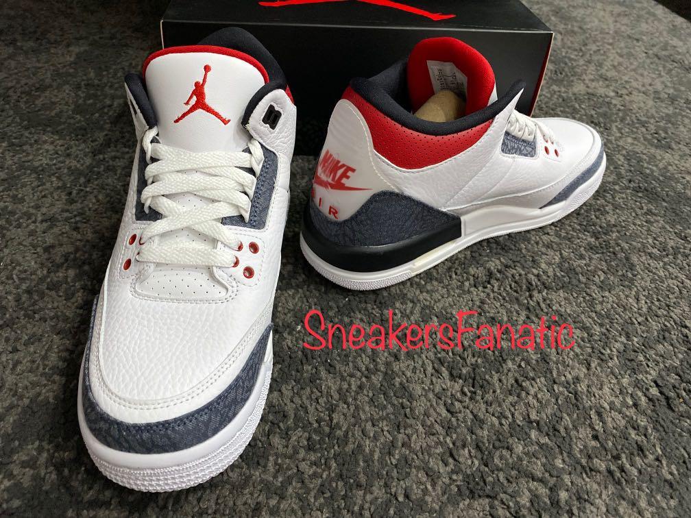 Us7 Air Jordan 3 Se Gs Denim Fire Red Men S Fashion Footwear Sneakers On Carousell Us7 Air Jordan 3 Se Gs Denim Fire Red Men S Fashion Footwear Sneakers On Carousell