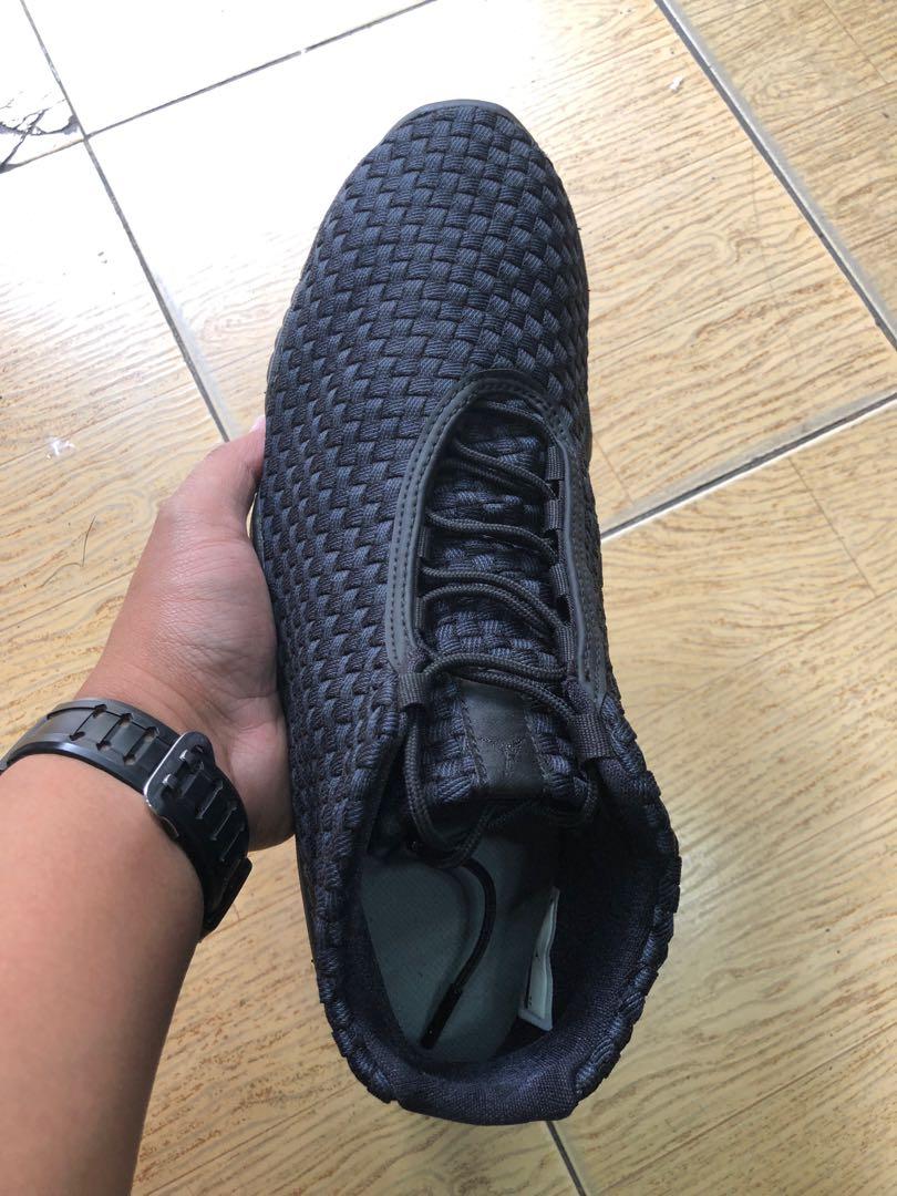 jordan future black suede