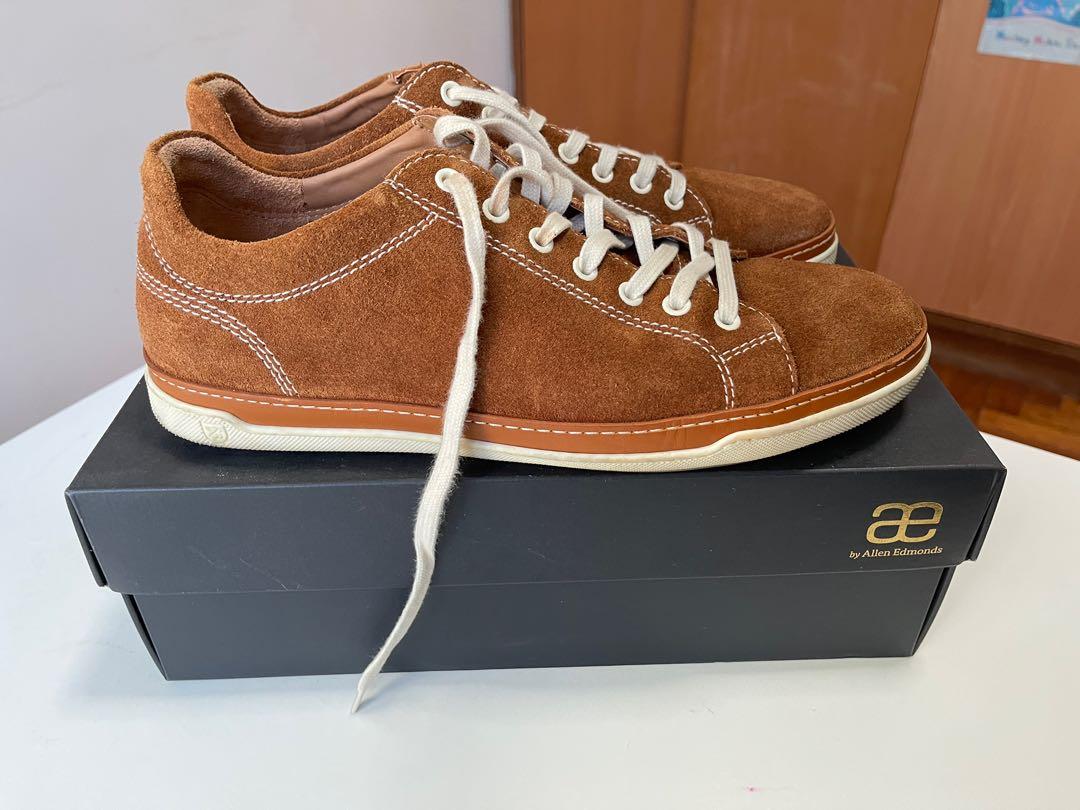 Allen Edmonds Porter Derby Suede Sneakers 10D