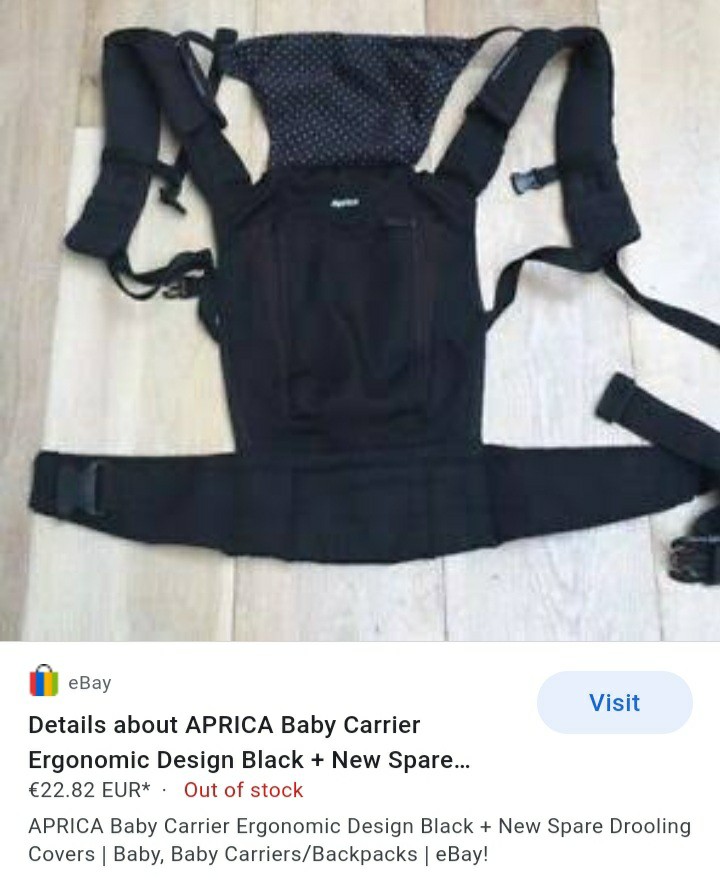 Baby sales carrier aprica