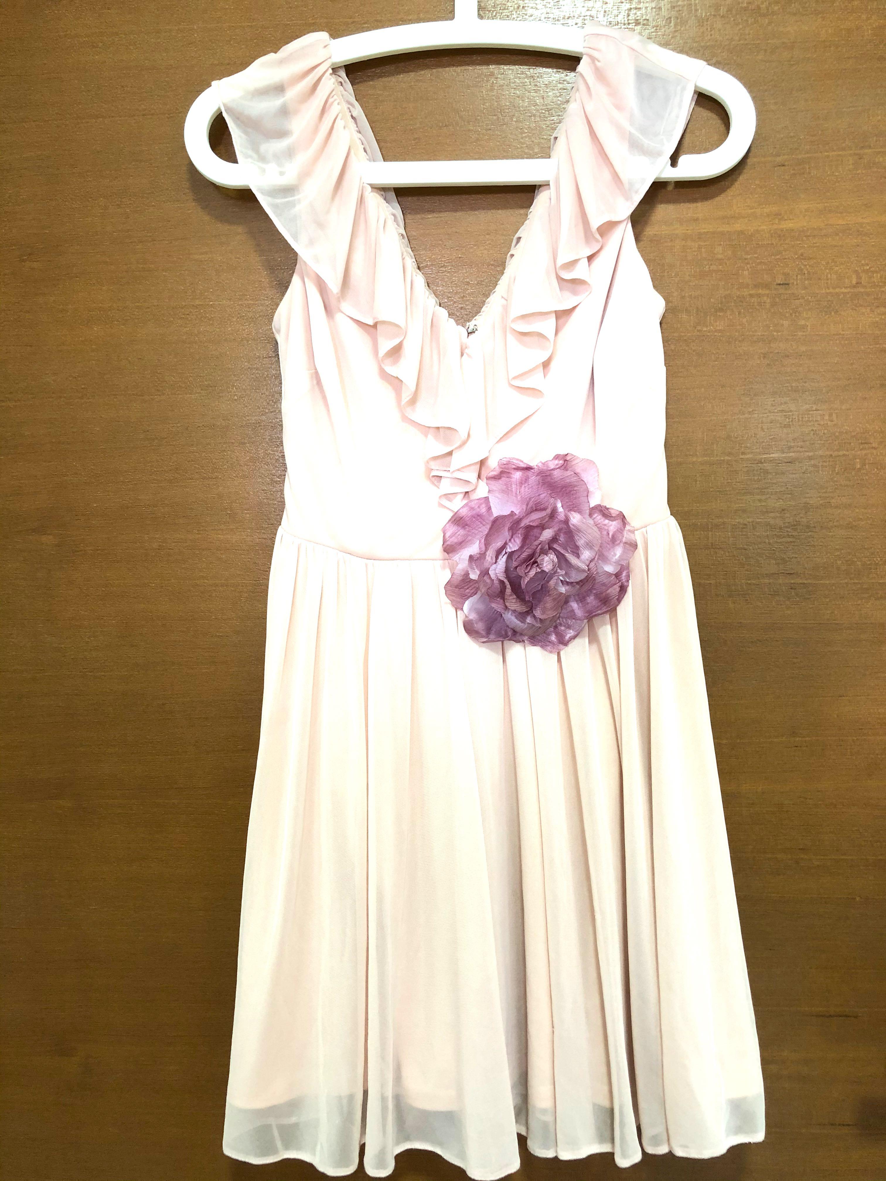 Pink short dresses clearance