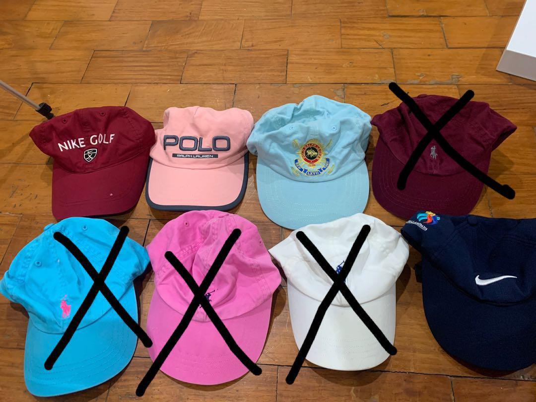 Authentic Branded Ralph Lauren RL Polo Nike Caps (Category: Caps & Hats) located in Paranaque City. Submitted by samoo36 (Listing ID 1048794009, Image 1). Description: UPDATE: WHITE CAP SOLD. AQUA CAP WITH PINK PONY SOLD. Selling assorted branded Polo Ralph Lauren and Nike Caps! Buy one for 750, but take all for 4000! Pm for more details 💜 RFS: Not my style anymore :( .