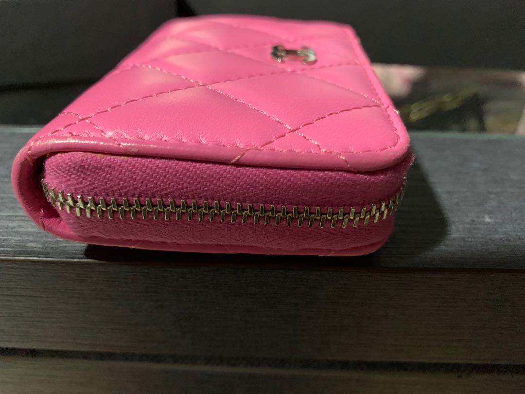 Chanel Zip Wallet/Coin Purse Pink 19C