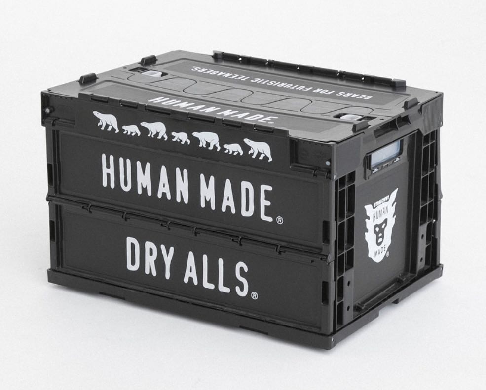 BLACK BOX HUMANMADE FOLDABLE STORAGE CONTAINER CRATE INDUSTRIAL 