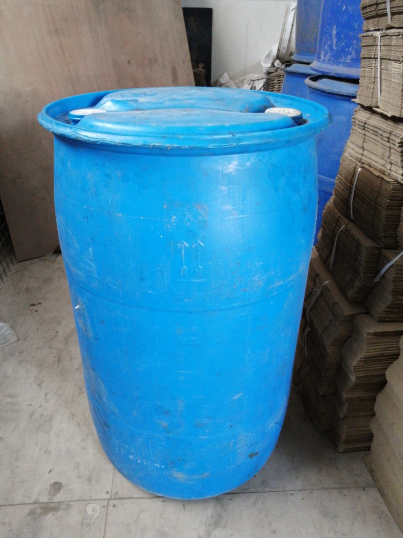 Blue Plastic Drum, Furniture & Home Living, Gardening, Gardening Tools