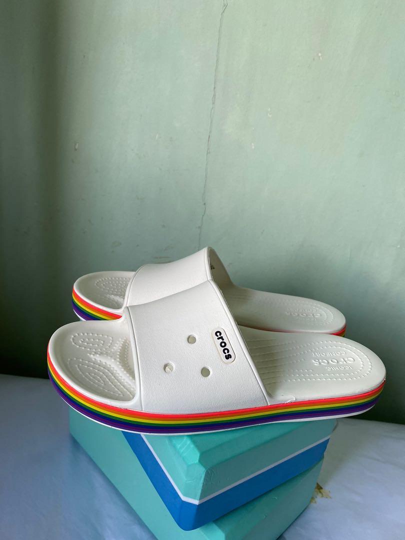 Rainbow white sandals outlet