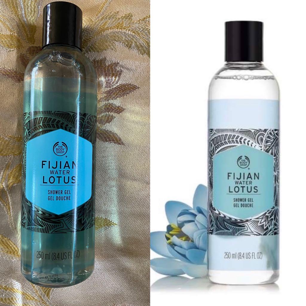 Body shop fijian water lotus shower gel, Health & Beauty, Skin, Bath, & on Carousell