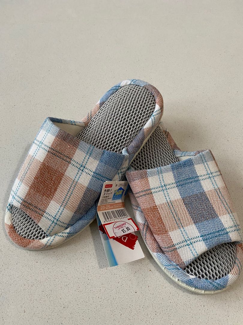 Brand new Threepy by Daiso House Slippers