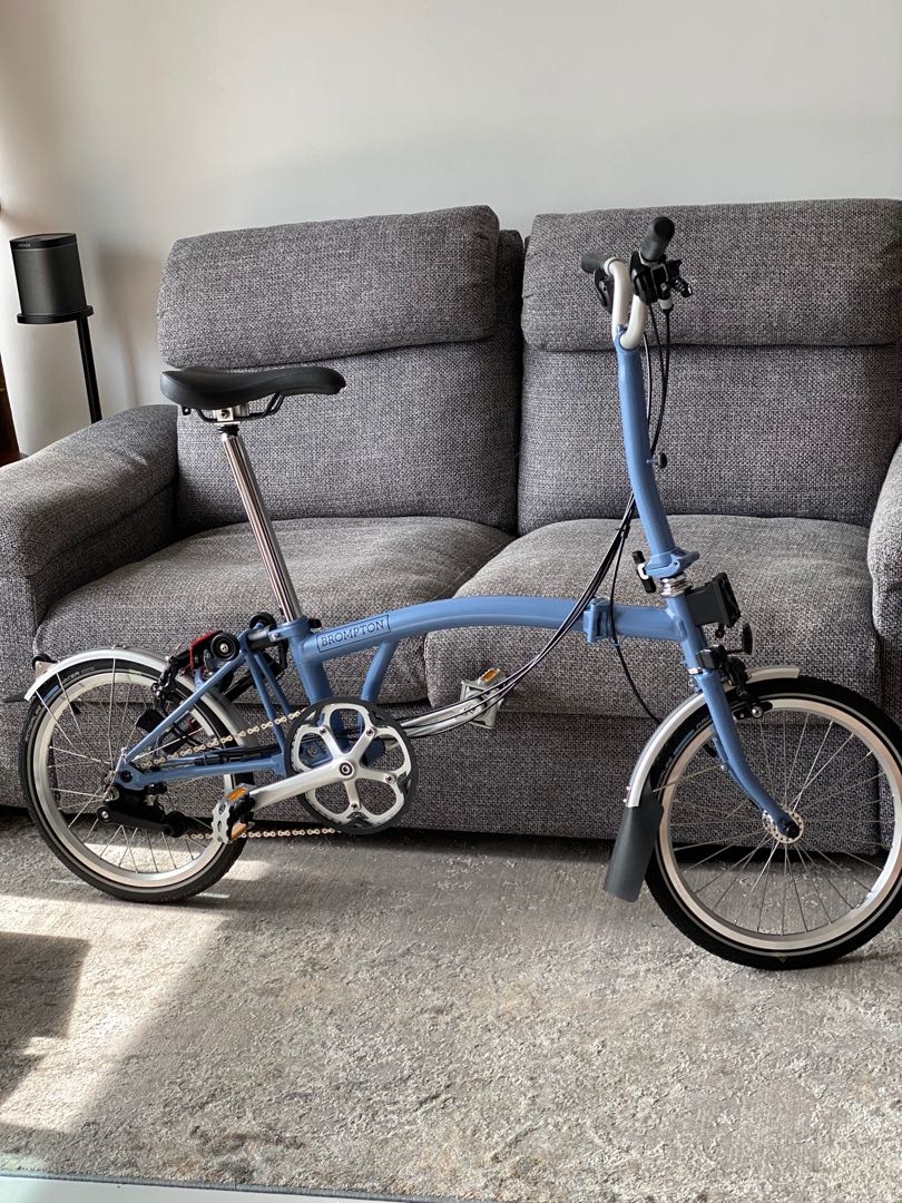Brompton M6L Cloud Blue BNIB 2021 Sports Equipment Bicycles