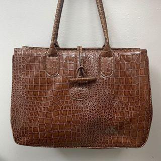 Brown Croc Bag