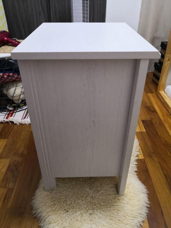 [REDUCED] BRUSALI Ikea Bedside Table, Furniture & Home Living