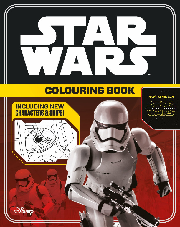 Buku Mewarnai Star Wars The Force Awakens Coloring Colouring Film ...