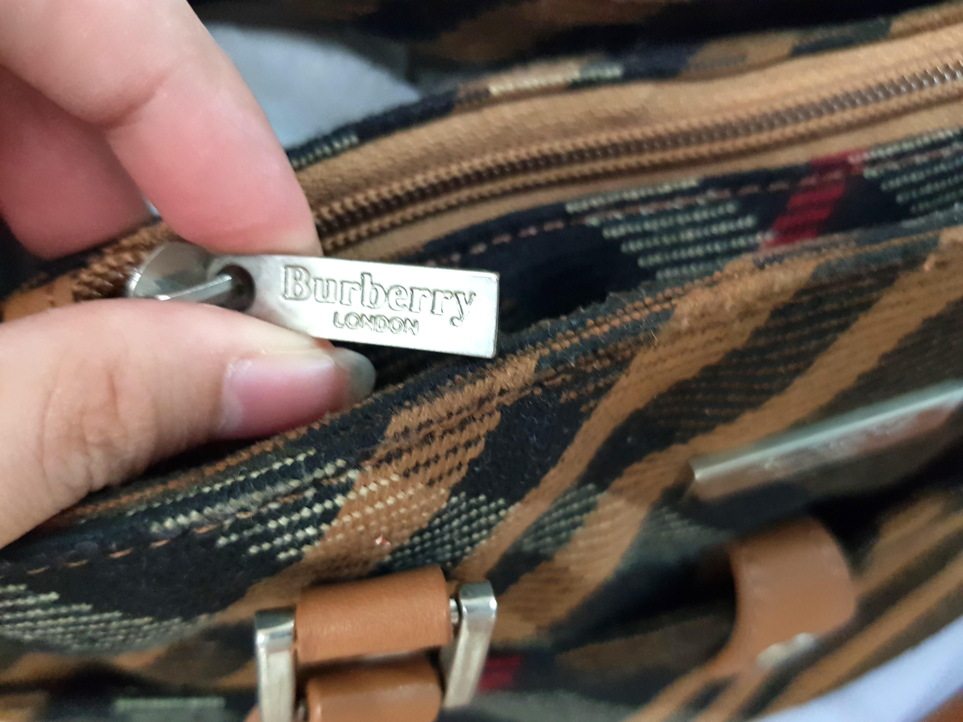 Burberry gf london blue label 2025 bag