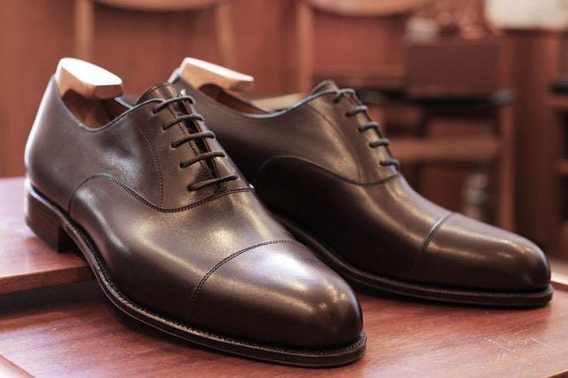 CARMINA OXFORD 732 (カルミナ) WINGTIP OXFORDS BLACK BOXCALF | CARMINA