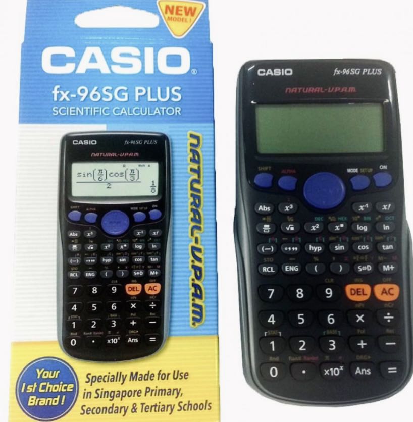 Casio fx-95 SG PLUS Scientific Calculator with Raffles Sticker ...