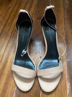 Charles and Keith Nude Sandals