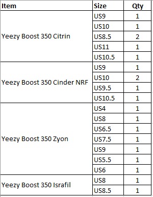 yeezy pairs