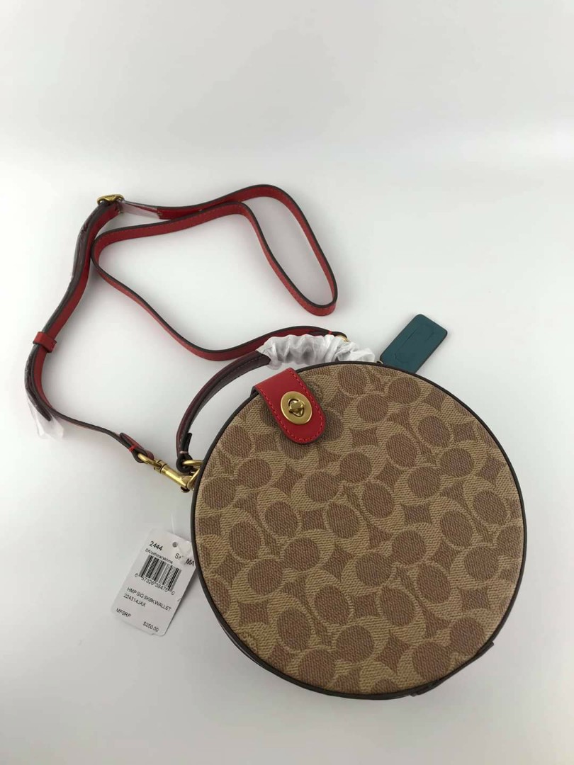 coach circle crossbody