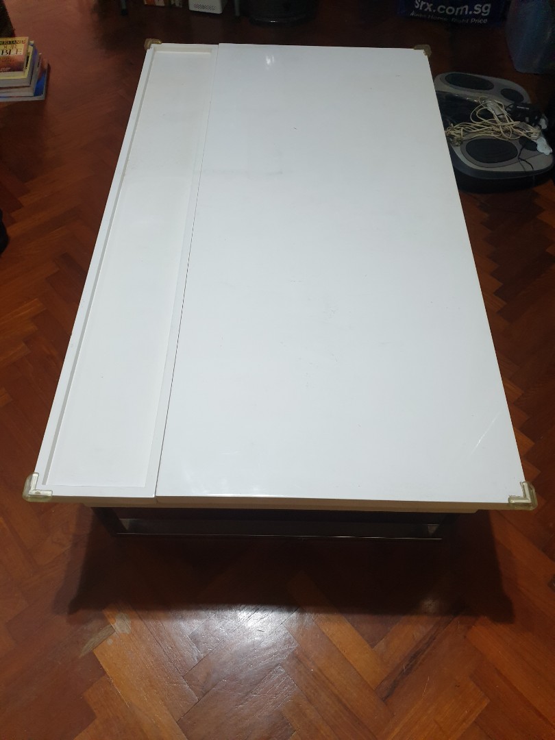 Extendable Coffee table extend to normal height table., Furniture