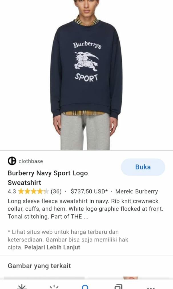 Burberry 2025 sport sweater
