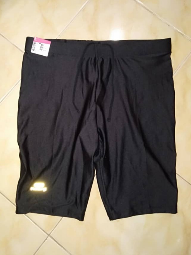 Women's short running leggings Support - beige KALENJI