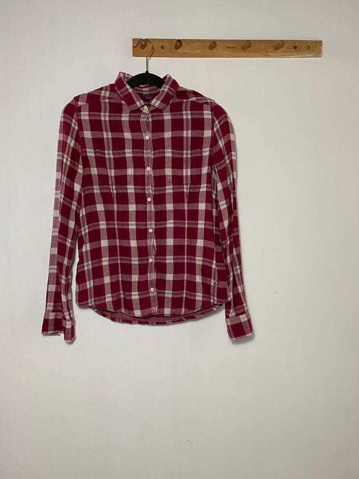 Red Plaid/Flannel Shirt 