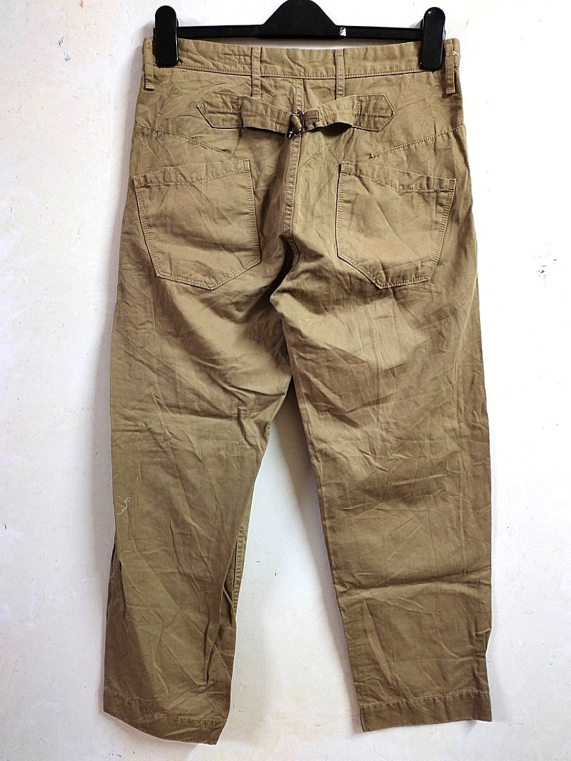 Buckle back hot sale pants