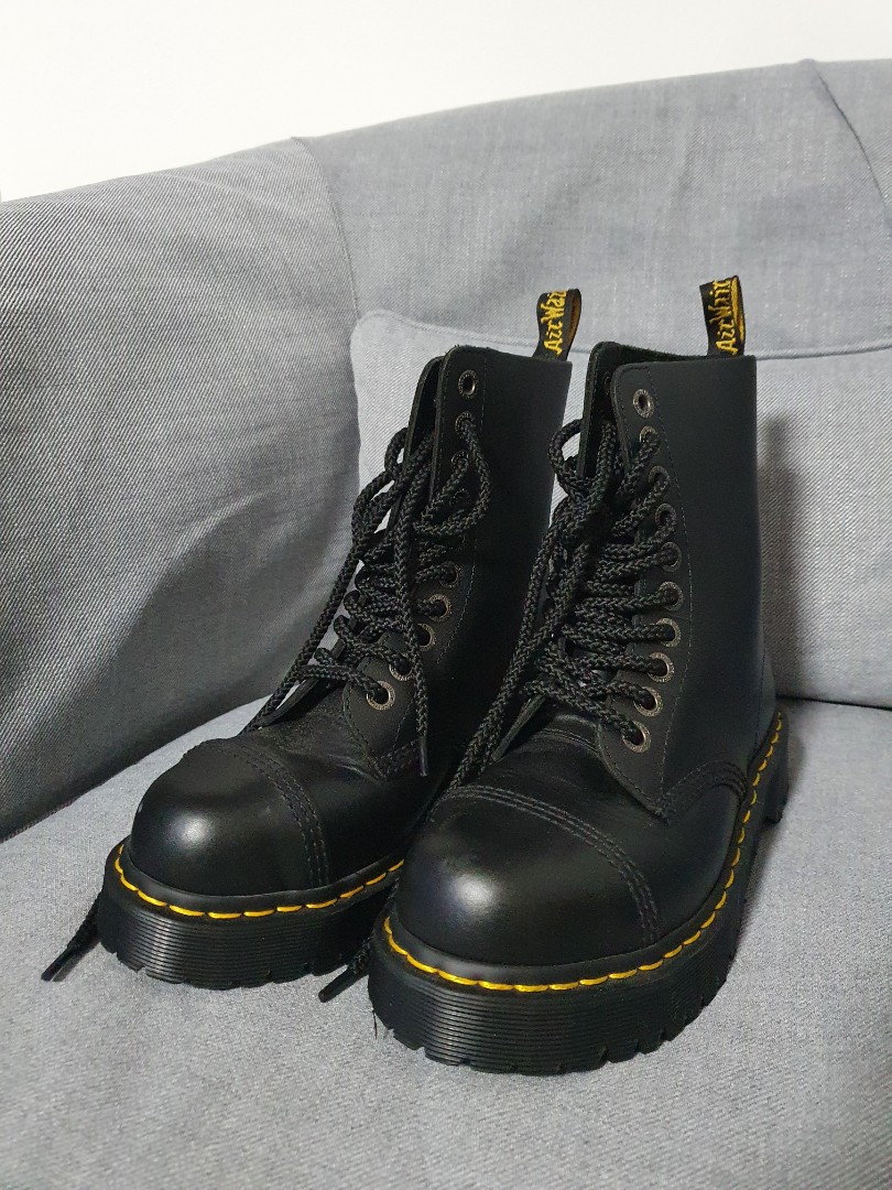 Martens steel toe hot sale