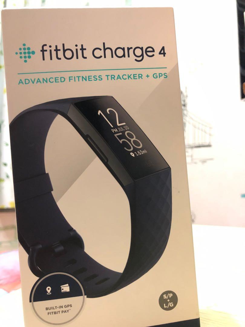 🌟🌟Fitbit charge 4 全新未開封🌟🌟, 手提電話, 智能穿戴裝置及智能 