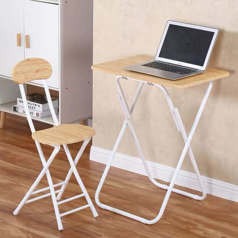 Foldable reading sales table and chair