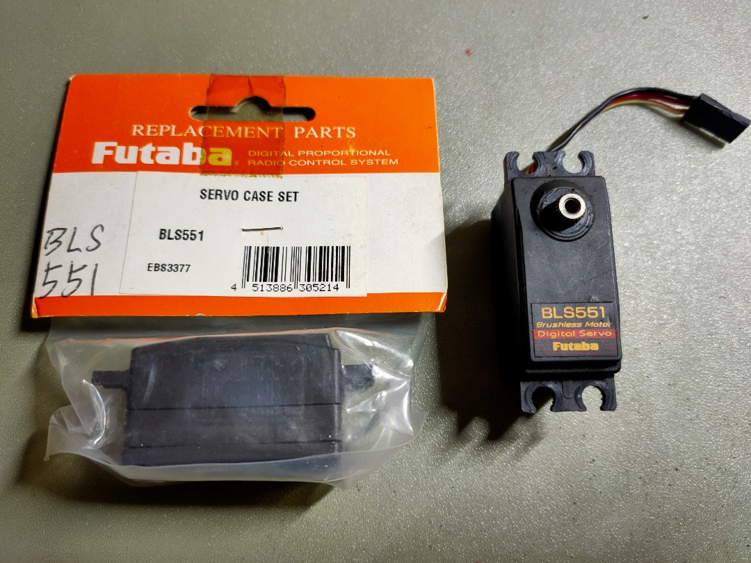 Futaba BLS 551 servo + case, Hobbies & Toys, Toys & Games on Carousell