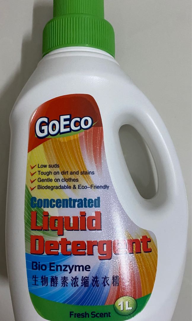 GoEco Enzyme Liquid Detergent, Furniture & Home Living, Cleaning