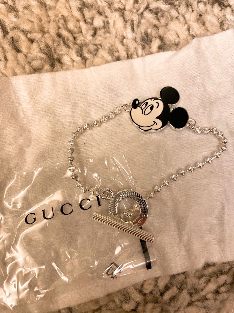 gucci mickey bracelet