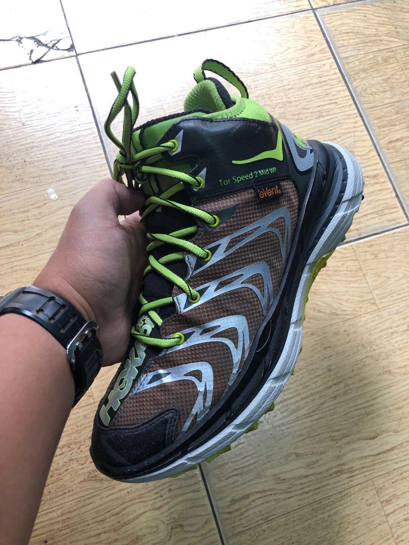 Hoka One Tor Speed 2 Mid Waterproof WP Men s Fashion Footwear Sneakers on Carousell