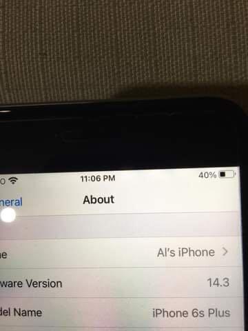 IPhone 6s Plus 32GB Globe Locked (Category: iPhone 6 Series) located in Rizal. Submitted by idealgadgets (Listing ID 1068177733, Image 3). Description: I’m selling this item for Php 8,500 NTC Approved Globe Locked 85% Battery Health I do accept meet up and shipping.