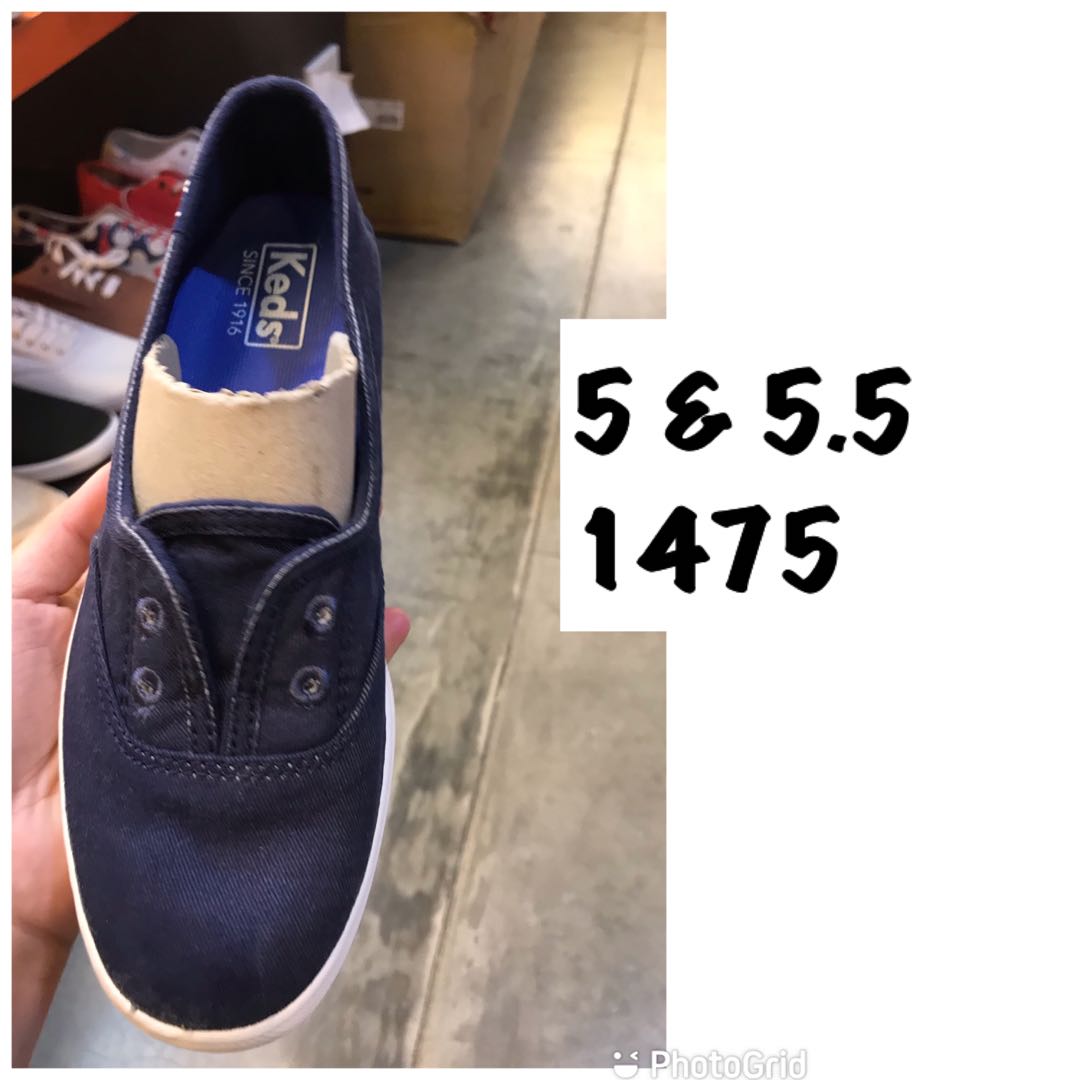 keds denim slip ons