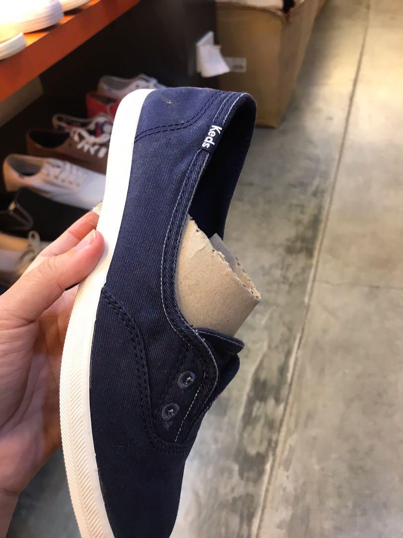 keds denim slip ons