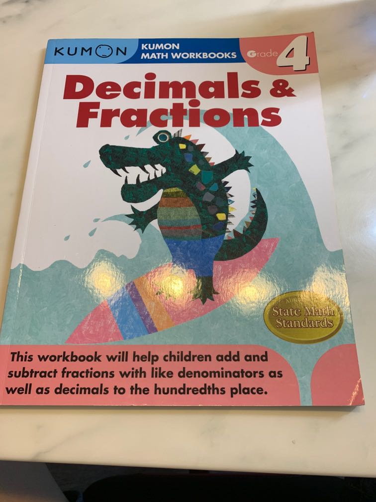 Kumon workbook grade 4, Hobbies & Toys, Books & Magazines, Assessment