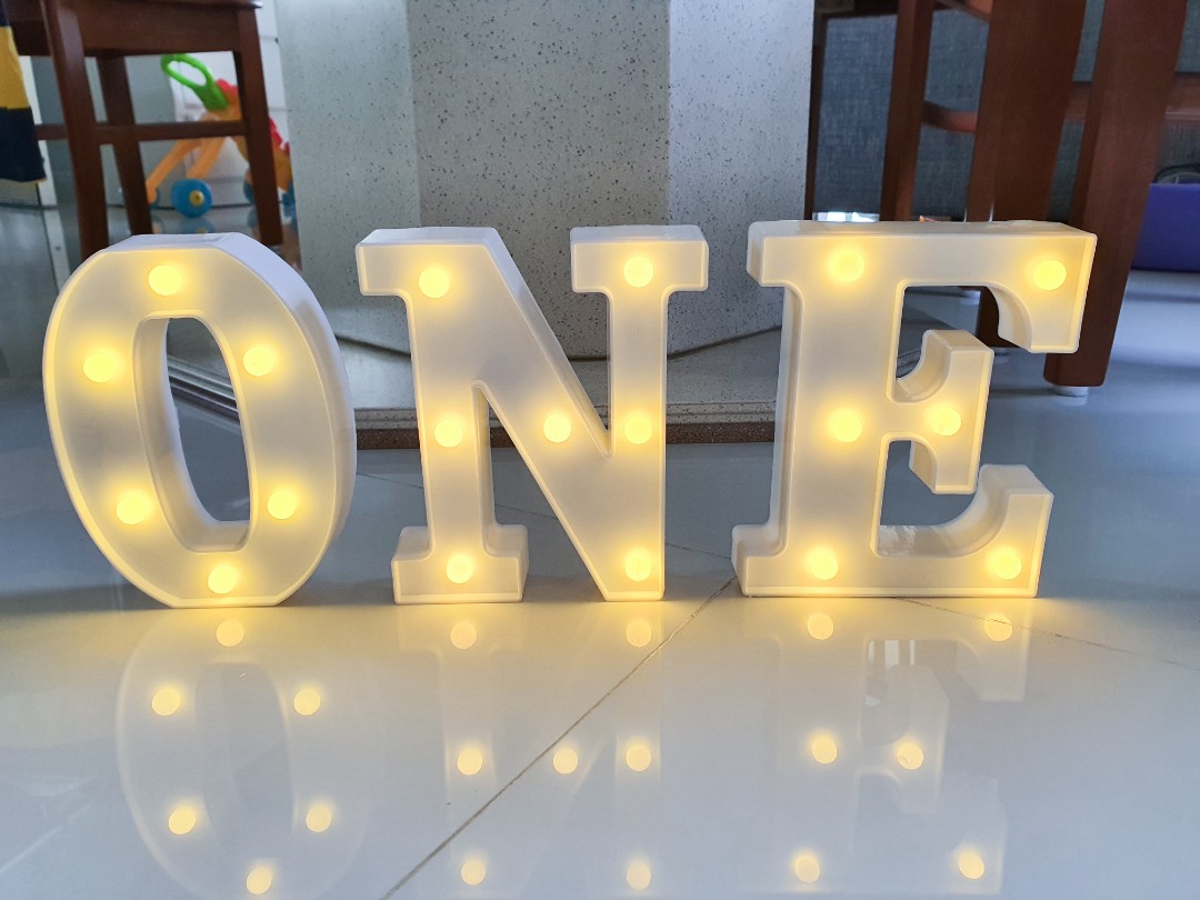 LED Alphabet Letter, Hobbies & Toys, Stationery & Craft, Occasions ...